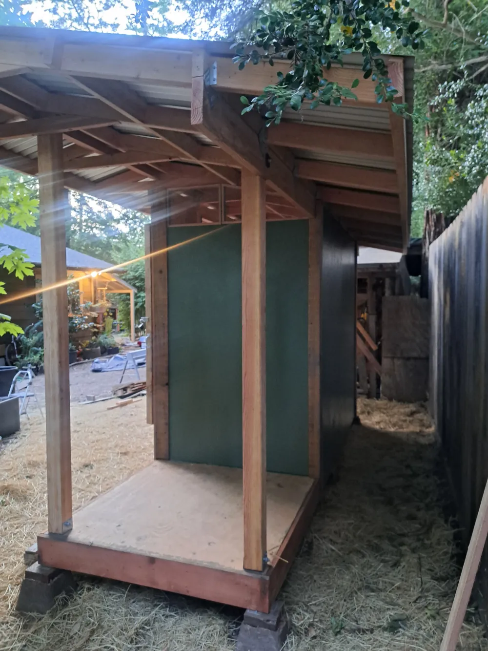 A shed (with saltbox roof) image